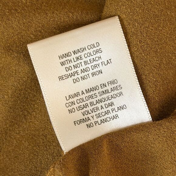 Adam Levine Faux Suede Skirt A Line Pull On Brown XL - Picture 7 of 7